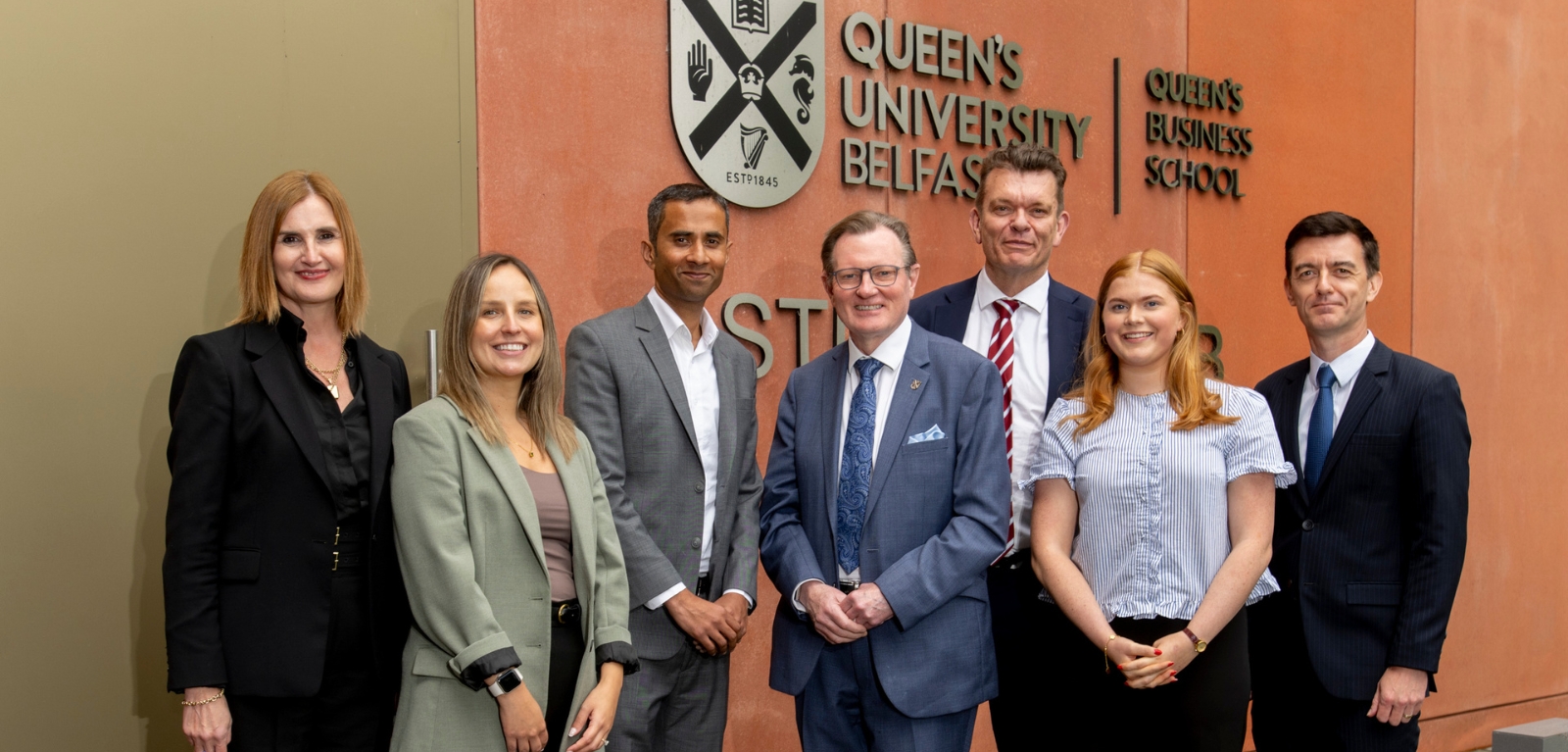 Vice Chancellor, Provost, Dean of QBS, School Manager and two students